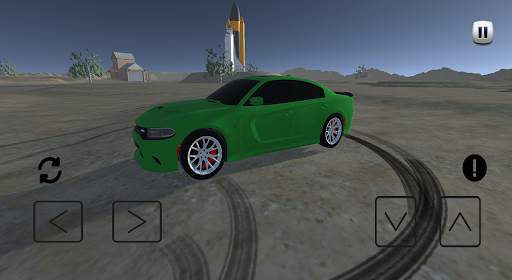 Space Car Charger Drag Racing Drift Simulator Game screenshot 8