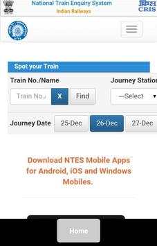 Railway Enquiry screenshot 2