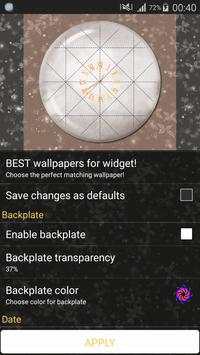 Clock Widget with Seconds 2 تصوير الشاشة