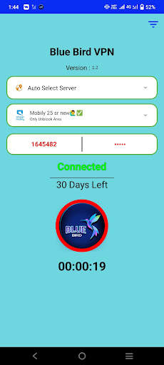 Blue Bird VPN screenshot 1