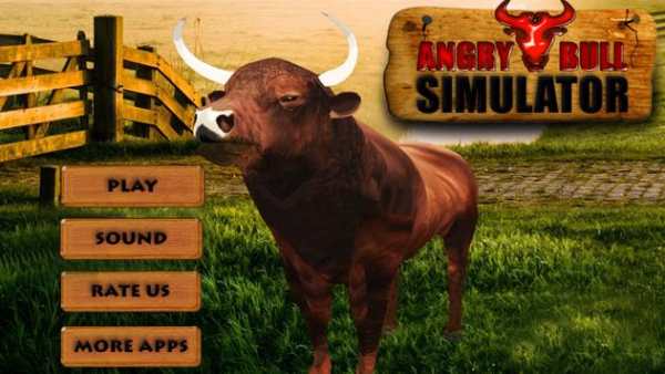 Angry Bull Simulator Game 3D screenshot 1
