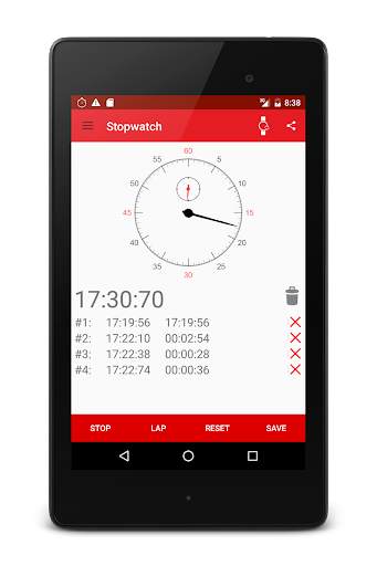 Stopwatch (Wear OS) screenshot 6