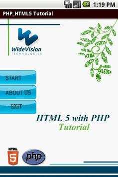 Html5 & Php Tutorial скриншот 1