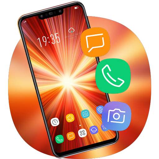 Latest Galaxy note 10 radiation theme hd launcher 2.0.1