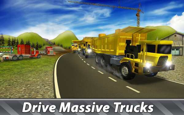 Dump Trucks Driving Simulator - drive dump trucks! screenshot 1