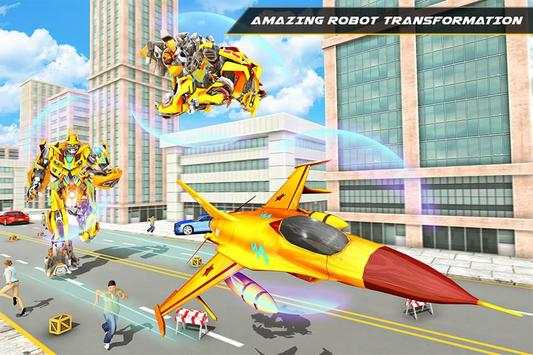 Air Robot Shark – Flying Robot Transforming Games screenshot 2