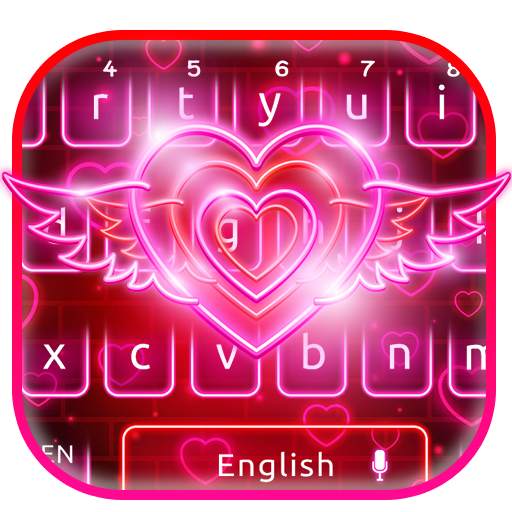 Sparkling Neon Love Theme 10001004