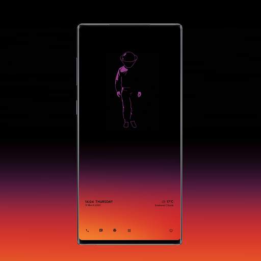 Animated KLWP theme WALKING скриншот 2