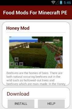 Food Mods For Minecraft PE screenshot 3
