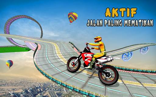 Lereng Sepeda Game Balapan Mustahil screenshot 7