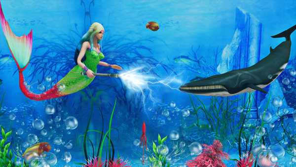 Mermaid Simulator 3D Sea Games screenshot 2
