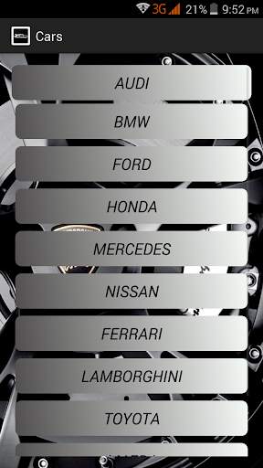 Cars screenshot 2