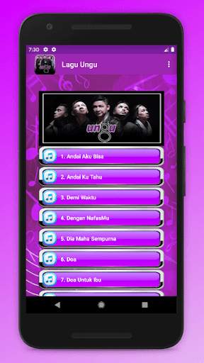 Lagu Ungu Populer Offline screenshot 1