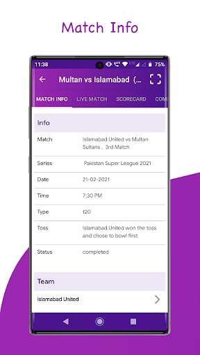 Cricket Fastest Live Line - CricChamp (No Ads) screenshot 7