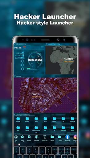 Hacker Car Mode Launcher screenshot 2