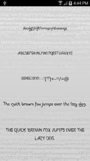 Cute Fonts for Android screenshot 4
