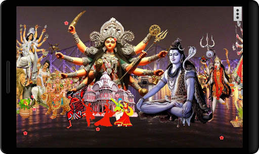 4D Durga Puja, Navaratri Durgotsava Live Wallpaper screenshot 1