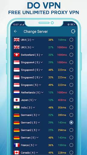 DO VPN 2021 - Free Unlimited Proxy Vpn screenshot 2