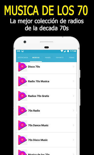 Musica de los 70 Gratis screenshot 3
