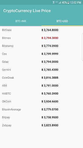 Cryptocurrency Live Price screenshot 2