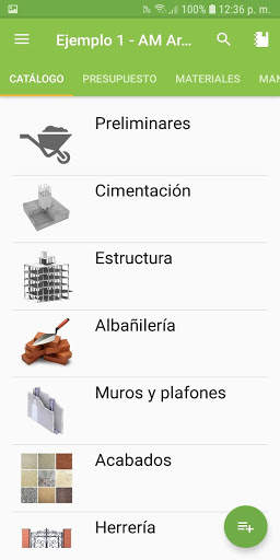 Calculadora Materiales de Construcción 2 تصوير الشاشة