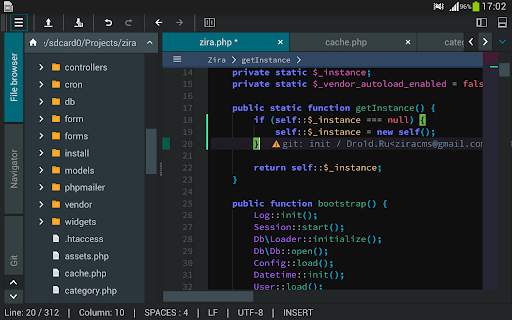 Zira PHP Editor 2 स्क्रीनशॉट 6