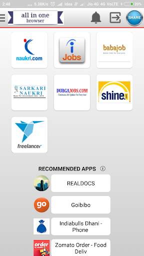 All in one browser screenshot 6