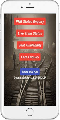 Live Train Status, PNR Status of Indian Rail screenshot 1