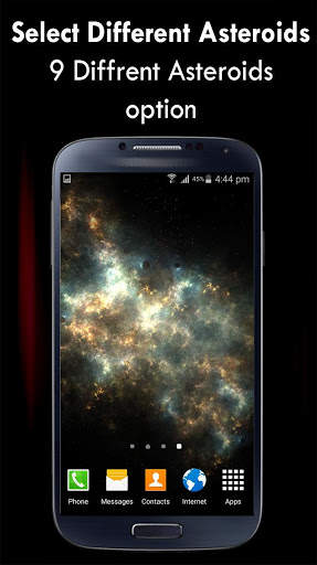 3D Galaxy live Wallpaper screenshot 8