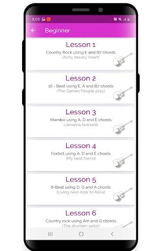 Guitar Lessons Pro Finger Style screenshot 2