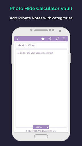 Calculator - Lock for Photo, Video, Notes screenshot 2