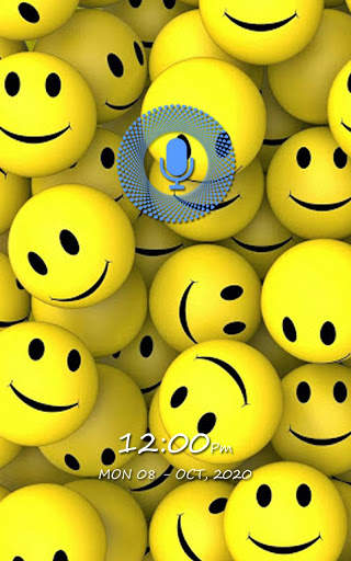 Emoji Voice Lock Screen – Funny Emoji Theme screenshot 1