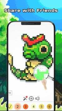 Color by Number - Sandbox Pokemon Pixel screenshot 6