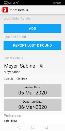 Infor HMS Housekeeper screenshot 3