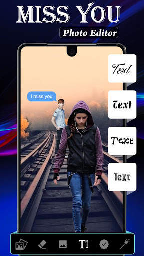Miss You Photo Editor :Cut Paste Editor screenshot 2