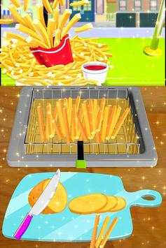 🌭🍔 Burger maker - 🍳🍟 French Fries Cooking game screenshot 1