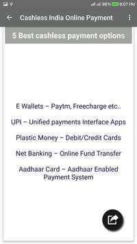 Cashless India/Online Payment screenshot 4