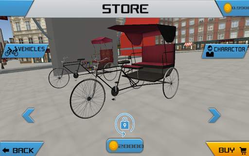 Becak Simulator Indonesia 3D screenshot 1