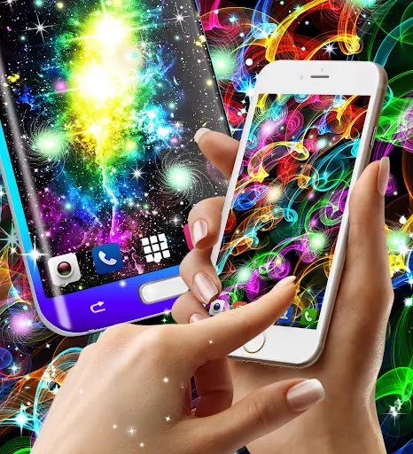 Glowing live wallpaper screenshot 6