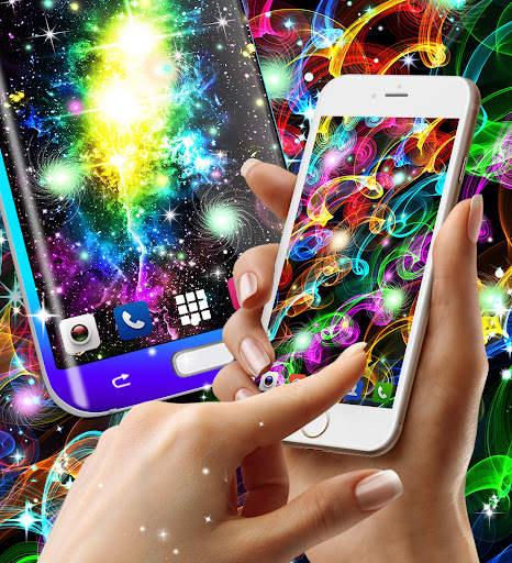 Glowing live wallpaper screenshot 6