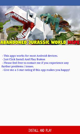 Abandoned Jurassic World for Minecraft screenshot 2
