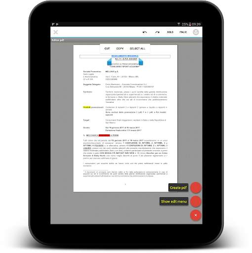EDITOR TEXT FOR PDF screenshot 5