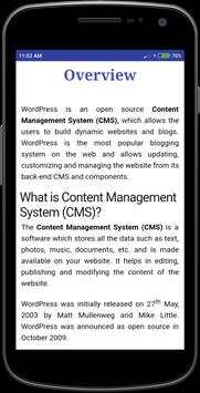 Wordpress Tutorial скриншот 2