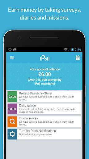 iPoll – Make money on surveys screenshot 1
