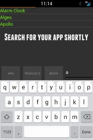 Textual Launcher screenshot 2