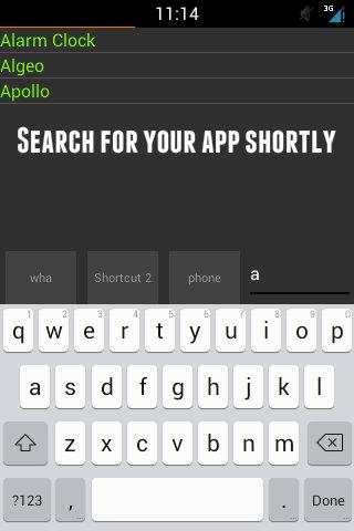 Textual Launcher screenshot 2