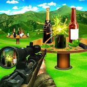 Real fun bottle shoot: Free Action Games 2020 icon