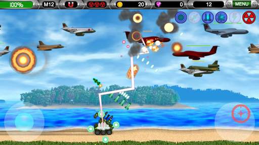 Heavy Weapon Deluxe - Drive Tank! Fight Airplane! screenshot 3