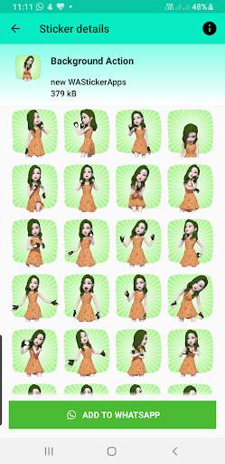 3D moving stickers for whatsapp - animated sticker screenshot 2