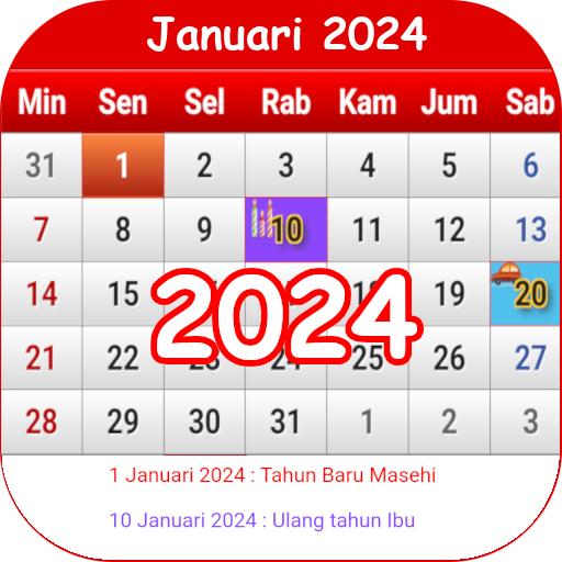 ikon Kalender Indonesia